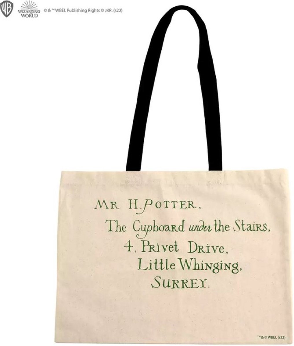 Cinereplicas Harry Potter - Hogwarts / Zweinstein Admission Letter Tote Bag / Stoffen Tas