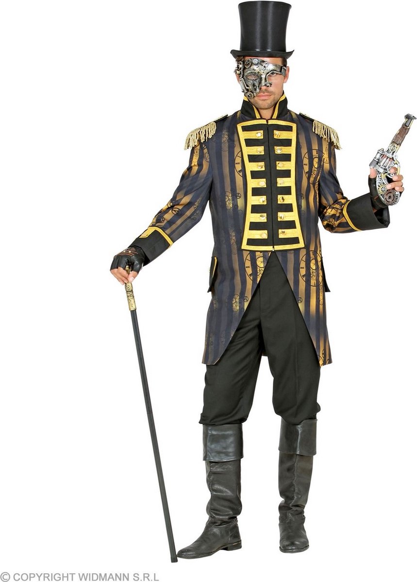 Widmann Steampunk Kostuum Tijdloze Parade Jas Steampunk Man Geel widmann-steampunk-kostuum-tijdloze-parade-jas-steampunk-man-geel