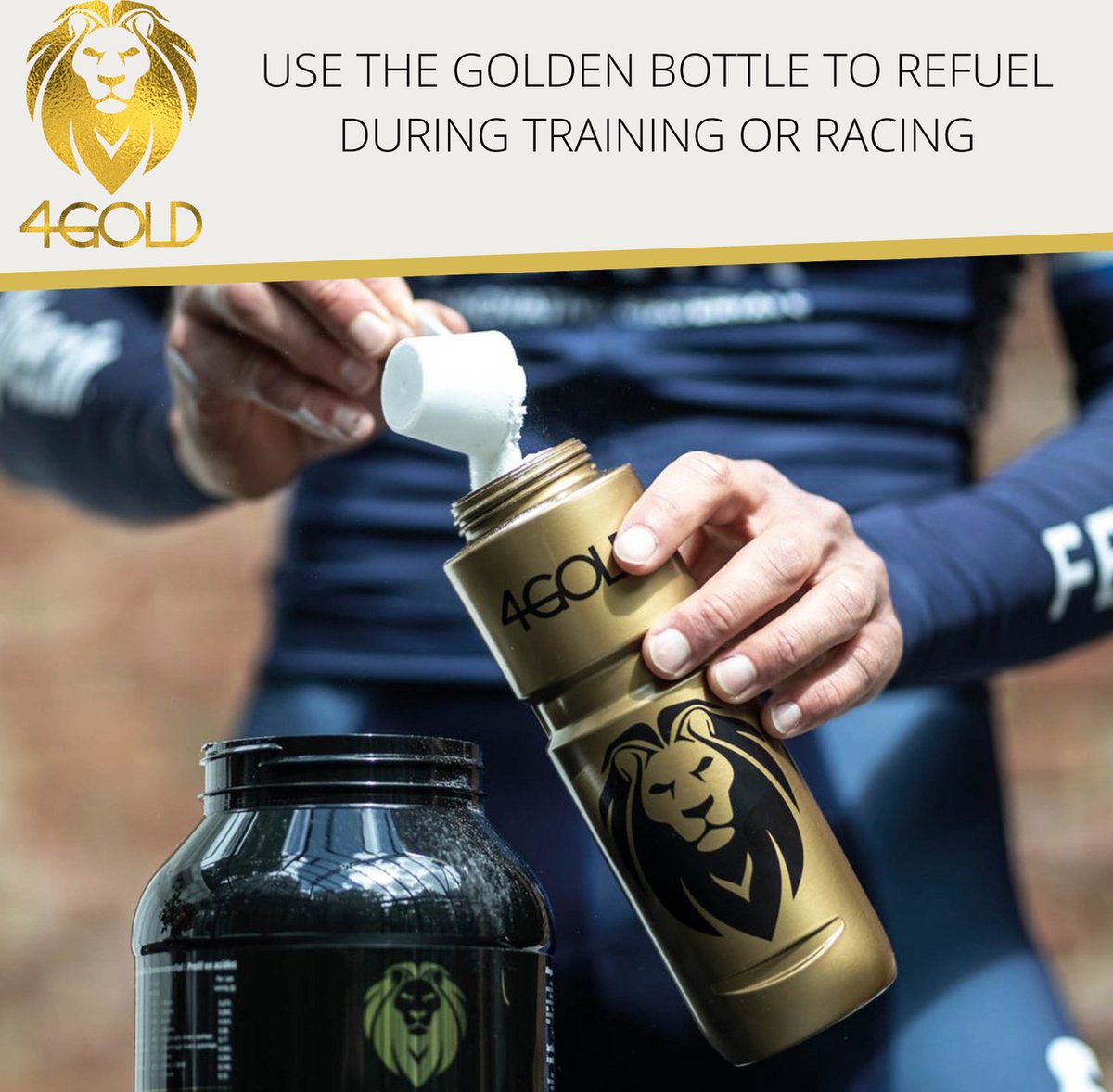 GOLDEN BOTTLE 600ML l 4GOLD