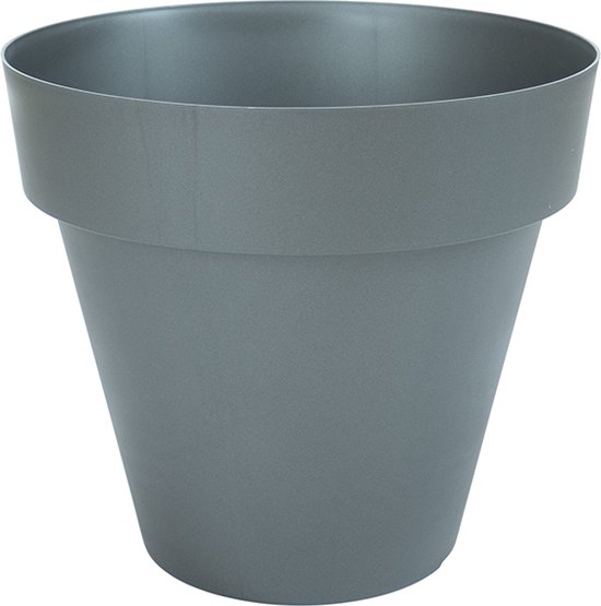 Polyester plantenbak Carrez 80x80x60 cm | Antraciet-zwart kopen? (TIP