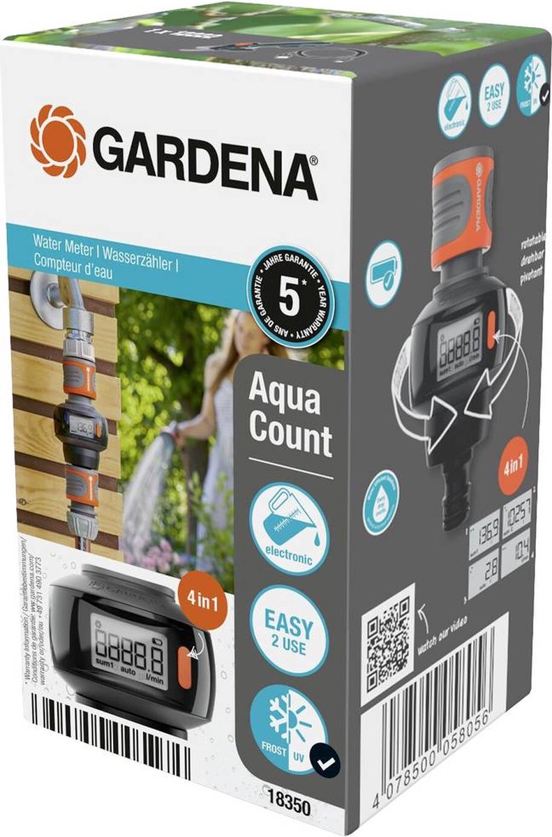 Gardena Besproeiingscomputer EasyControl - Coolblue - Voor 23.59u