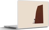 Laptop sticker - 17.3 inch - Vintage - Pastel - Jongen - 40x30cm - Laptopstickers - Laptop skin - Cover