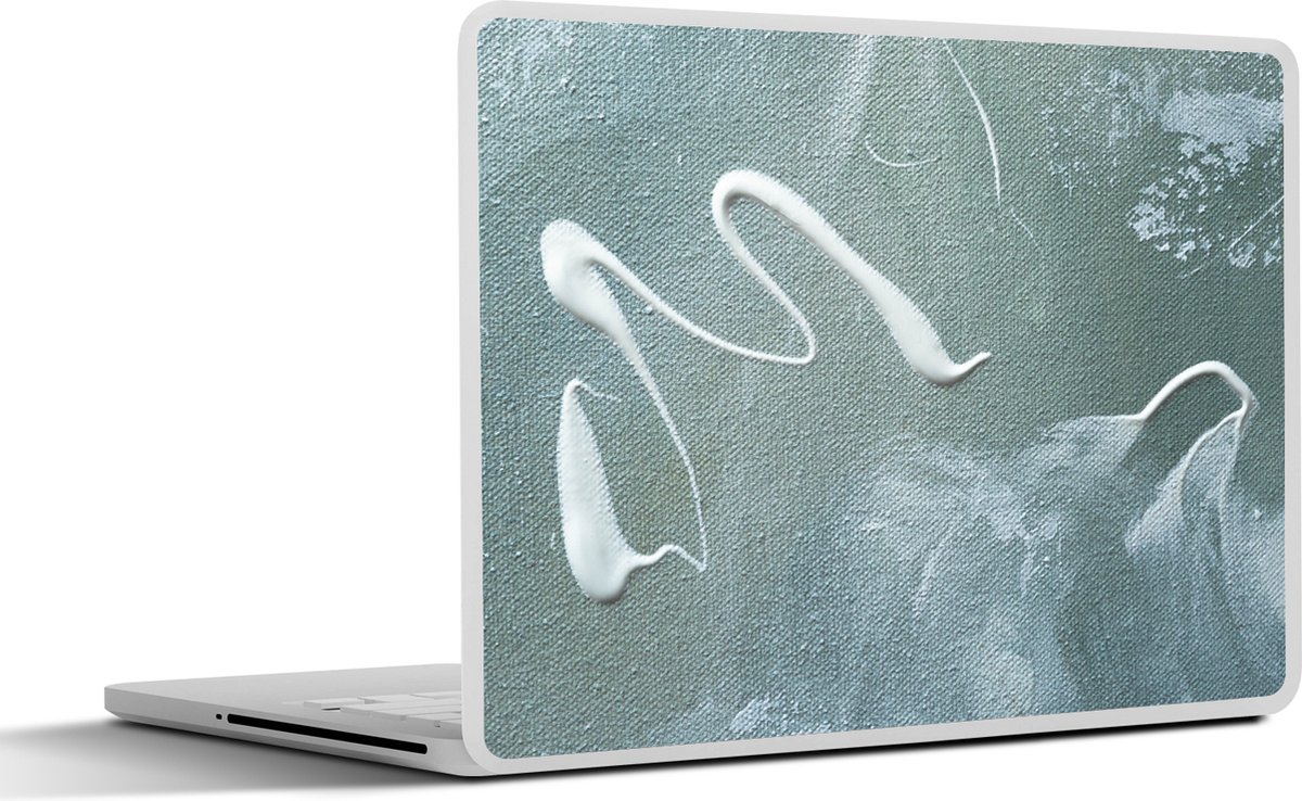 Laptop sticker - 11.6 inch - Acrylverf - Design - Abstract - 30x21cm - Laptopstickers - Laptop skin - Cover