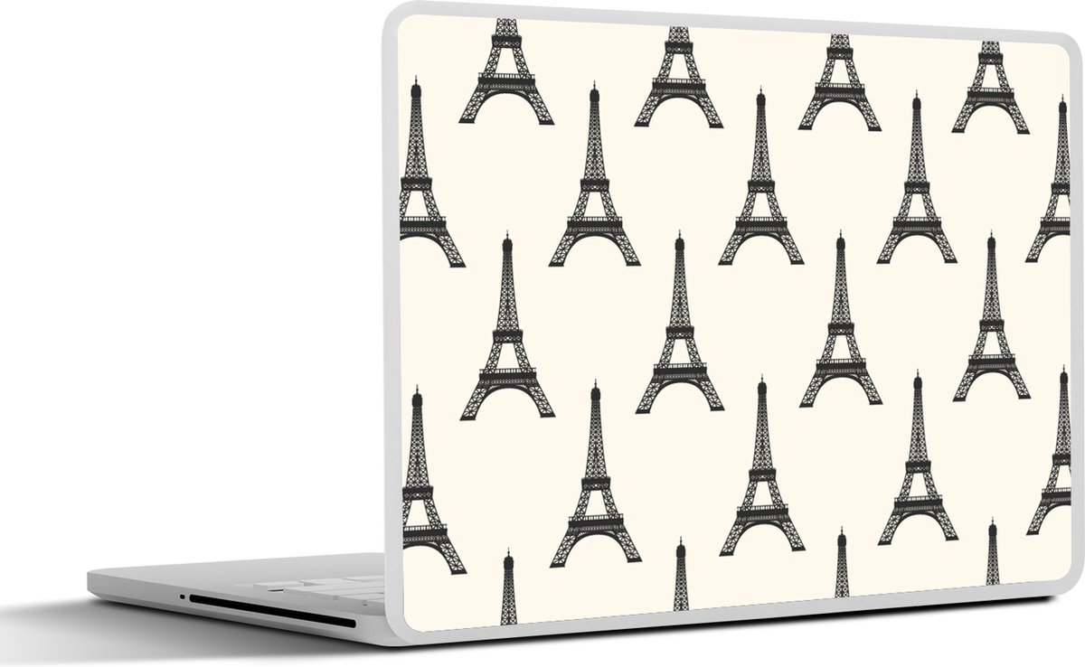 Laptop sticker - 14 inch - Eiffeltoren - Parijs - Patronen - 32x5x23x5cm - Laptopstickers - Laptop skin - Cover