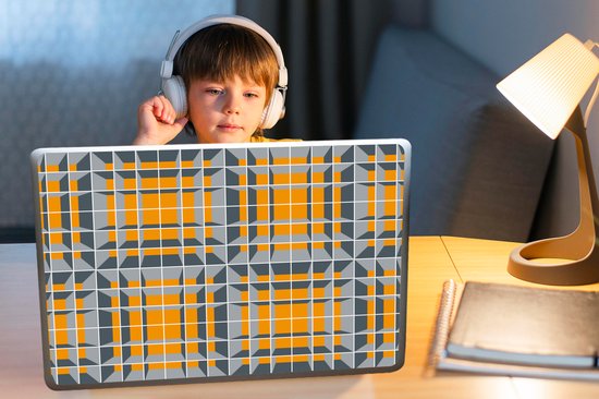 Sticker pour ordinateur portable - 17,3 pouces - Cube - Motifs - 3D - 40x30cm - Autocollants pour ordinateur portable - Skin pour ordinateur portable - Housse