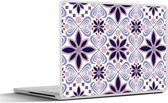 Laptop sticker - 10.1 inch - Bloemen - Luxe - Design - 25x18cm - Laptopstickers - Laptop skin - Cover