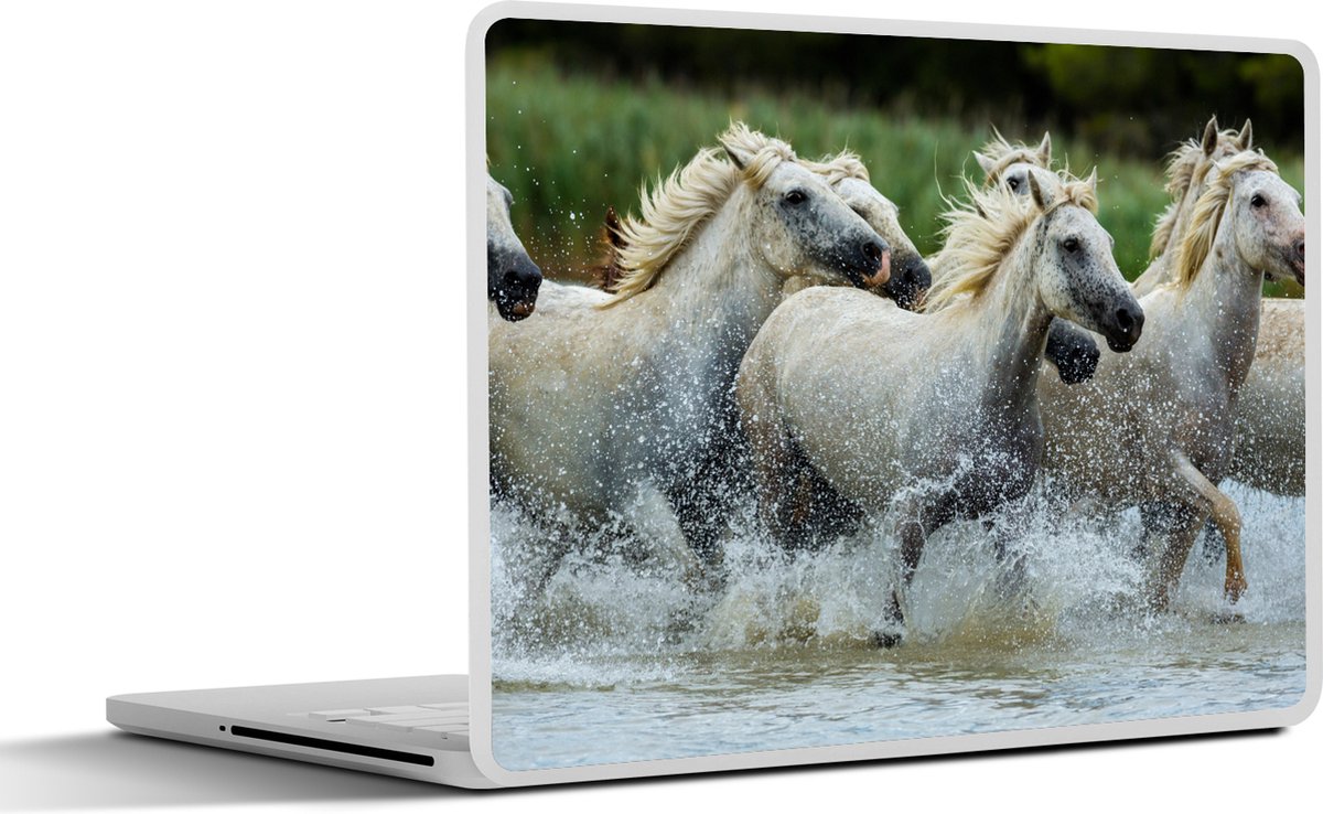 Laptop sticker - 10.1 inch - Paarden - Water - Natuur - SleevesAndCases