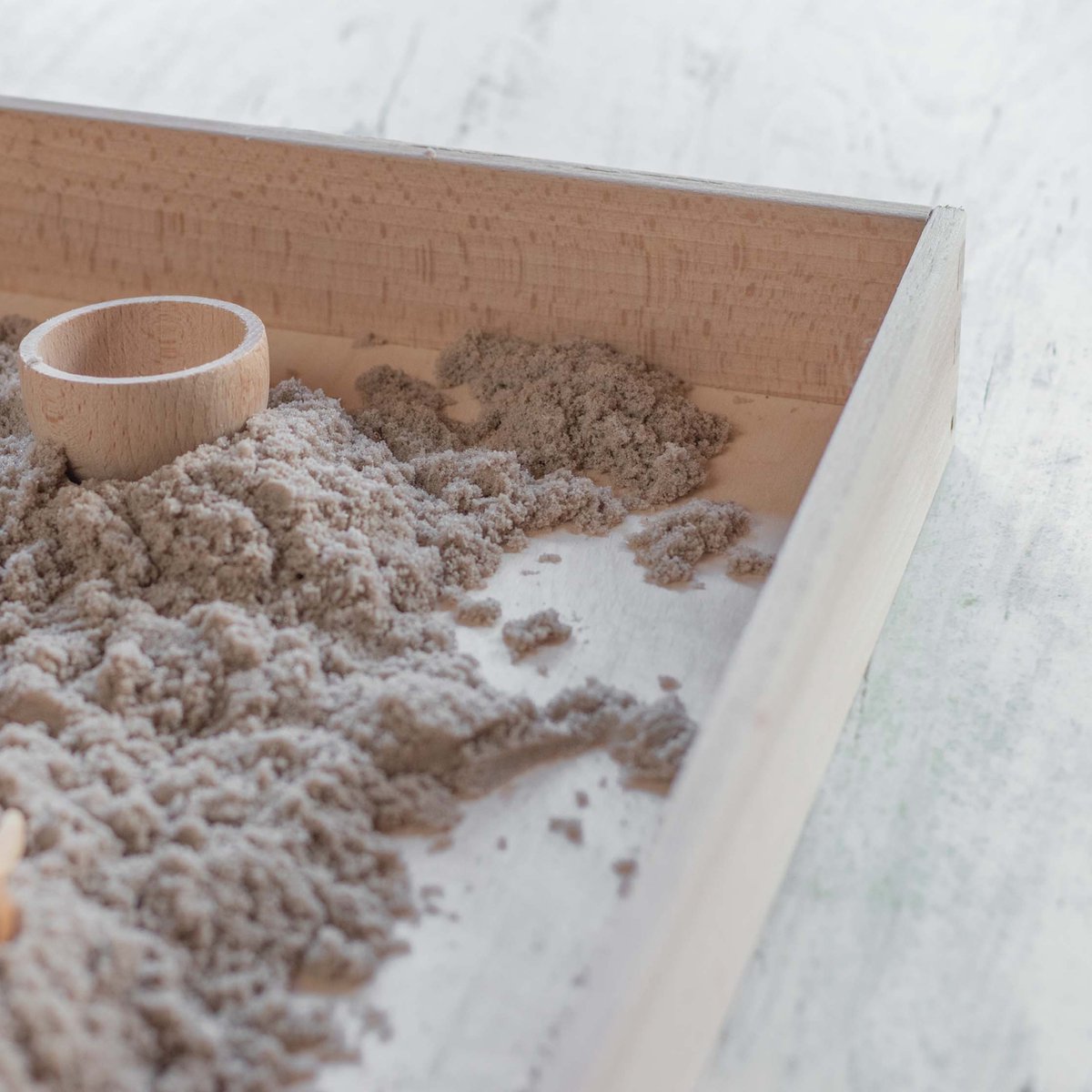 Sensory speelbak - houten speelbak - sensory bak - sensory play - zonder deksel — afbeelding 4