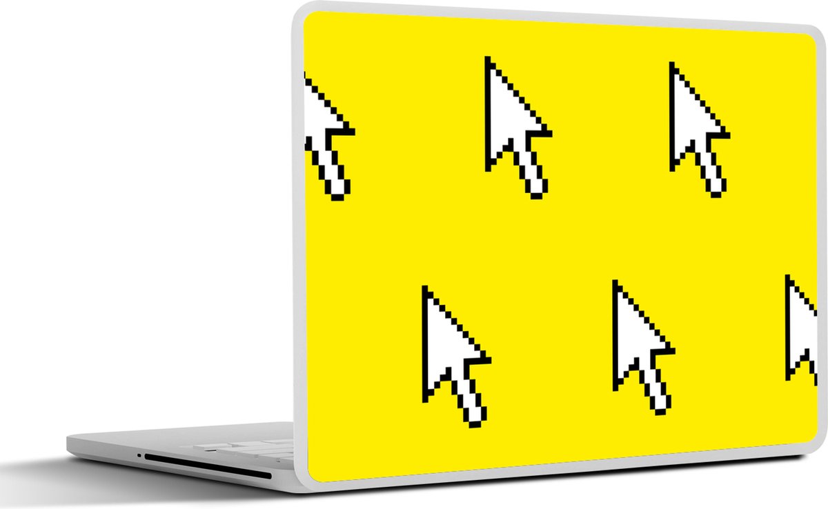 Laptop sticker - 13.3 inch - Muis - Patronen - Computer - 31x22,5cm - Laptopstickers - Laptop skin - Cover