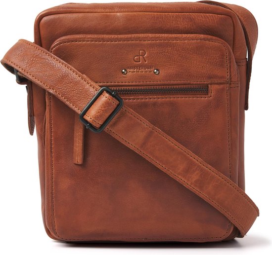 BAIGIO Schoudertas Heren Leren Herentas Vintage Voor Werk Reizen Dagelijks Leven