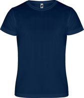 Donker Blauw kinder unisex sportshirt korte mouwen Camimera merk Roly 16 jaar 164-176