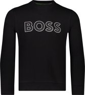 Hugo Boss Sweater Zwart Normaal - Maat - - Lente/Zomer Collectie - Katoen | bol.com