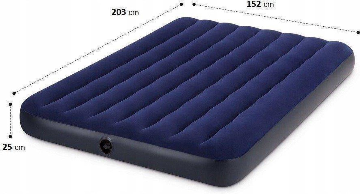 Intex Luchtbed Luchtbed Luchtbed Met 2 Kussens Luchtbed 2