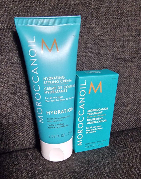 Moroccanoil Duo Hydrating styling Cream 75ml and oil Treatment 25ml