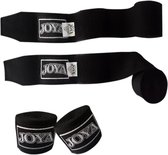 Joya Velcro Bandage - Zwart met wit - 450cm - 450cm