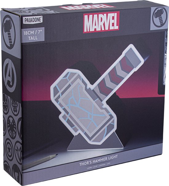 Marvel Avengers - Mjolnir - Box Nachtlamp