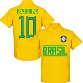 Brazilië Neymar JR 10 Team Polo - Geel - XL