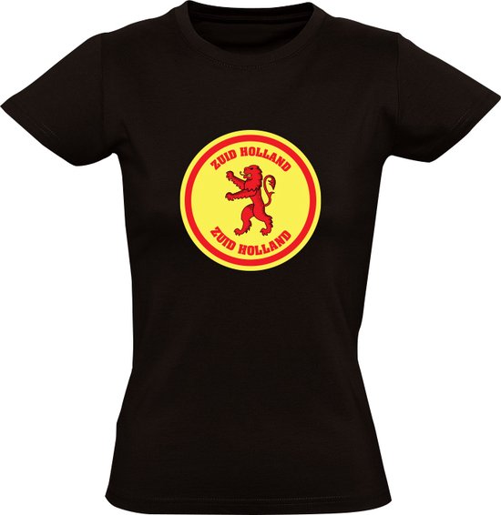 Zuid Holland Dames T-shirt | Provincie | Rotterdam | Den Haag | Gouda | Delft | Zoetermeer | Westland | Dordrecht | Leiden | Alphen aan den Rijn | Gorinchem | Spijkenisse | Shirt