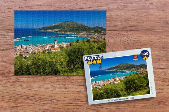 Puzzle Littoral à Zakynthos - Puzzle - Puzzle 500 pièces