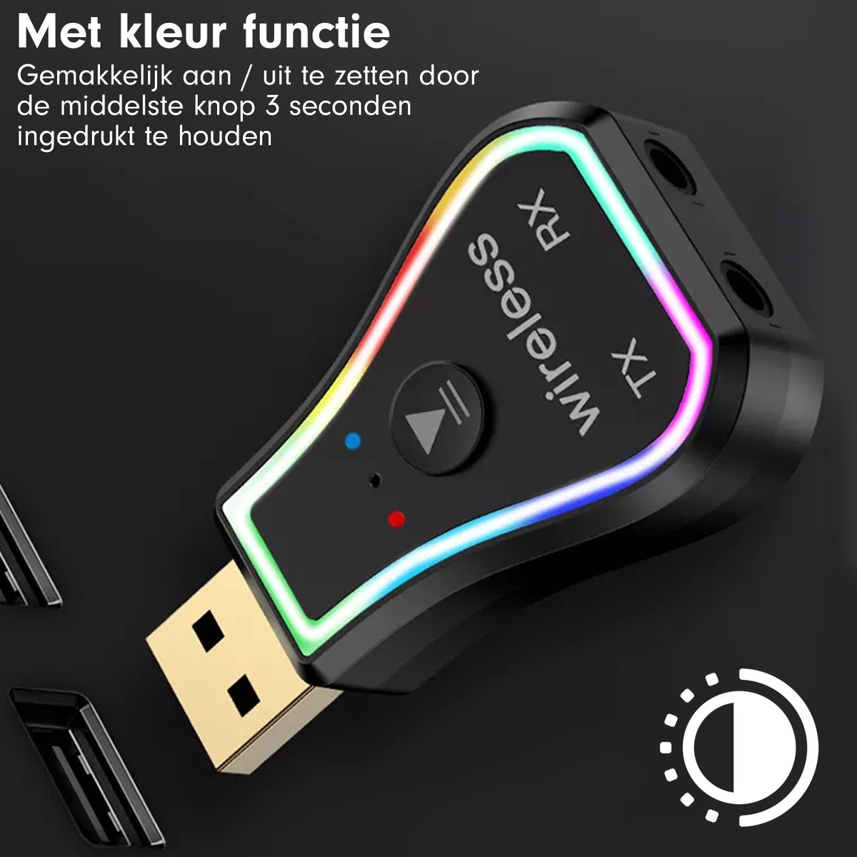 Récepteur Bluetooth - BT 5.0 - Portée jusqu'à 15 mètres