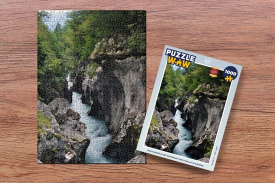 Puzzel Soca-rivier in het Nationaal Park Triglav in Slovenië - Legpuzzel -  Puzzel 1000... | bol.com