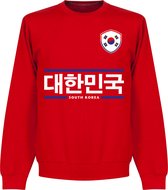 Zuid Korea Script Team Sweater - Rood - Kinderen - 128