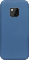 ADEL Premium Siliconen Back Cover Softcase Hoesje Geschikt voor Huawei Mate 20 Pro - Blauw