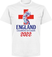 Engeland EK 2022 Cross Winners T-Shirt - Wit - XL