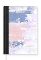 Carnet - Carnet d'écriture - Pastel - Design - Peinture - Carnet - Format A5 - Bloc-notes