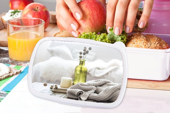 Boîte à pain Wit - Lunch box - Boîte à pain - Décoration - Pull - Nature morte - 18x12x6 cm - Adultes