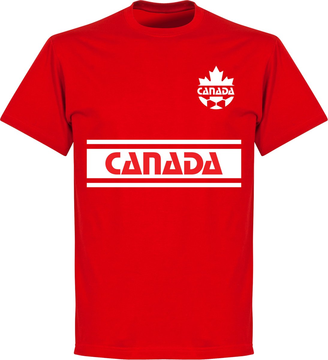 1094x1200.jpg Canada Retro Team T-Shirt - Rood - Kinderen - 140 - Afbeelding 1