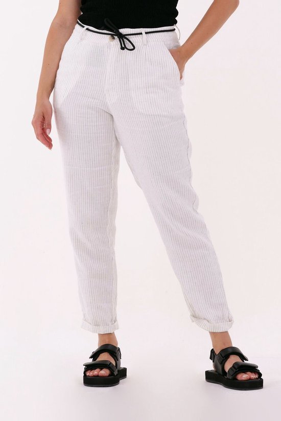 10days Striped Pants Broeken & Jumpsuits Dames - Jeans - Broekpak - Creme -  Maat XS | bol.com