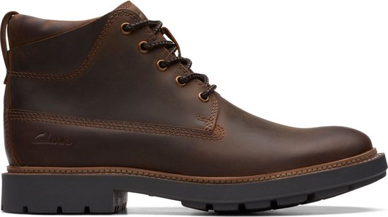 Clarks - Heren schoenen - Craftdale2 Mid - G - Bruin - maat 9,5 | bol.com