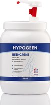 Hypogeen Beencrème - hypoallergeen - voor droge & gevoelige benen - helpt bij onrustige aanvallen van benen - met squalaan - hydraterende beencrème met ureum - PH neutraal - pompflacon 1500ml