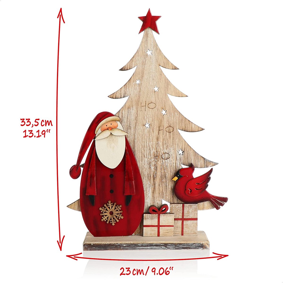 Déco de Noël - Voiture en bois . 6cm