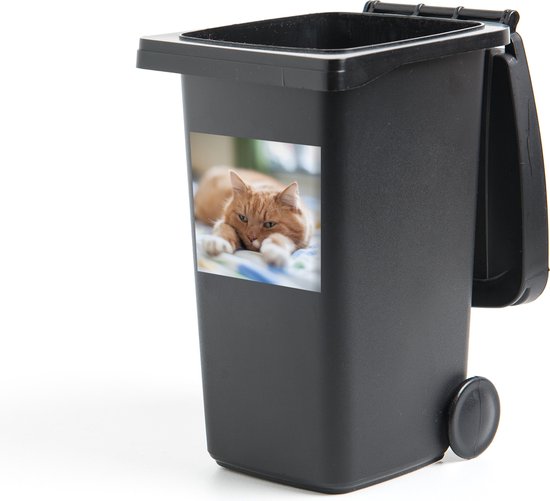 Autocollant pour lit - Chat - Couvre-lit - Filles - Enfants - Garçons - 40x40 cm - Autocollant Kliko