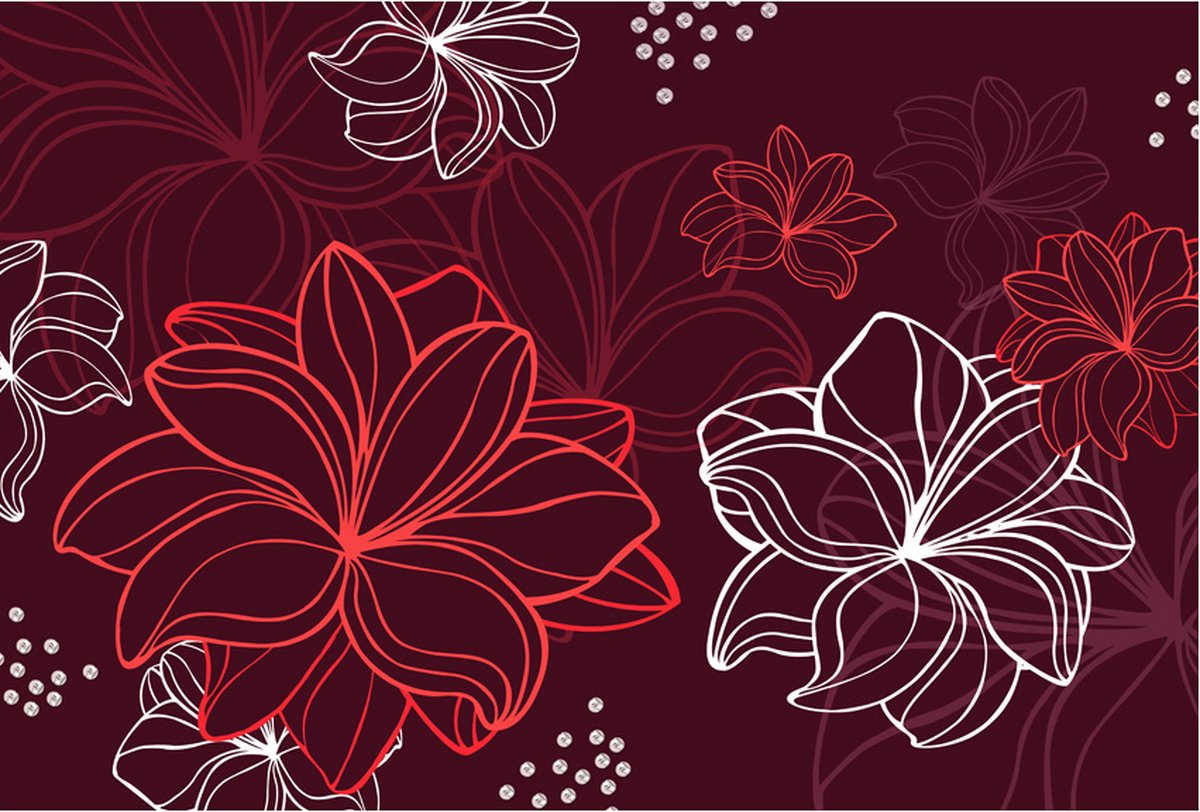 Fotobehang - Vernal flora.
