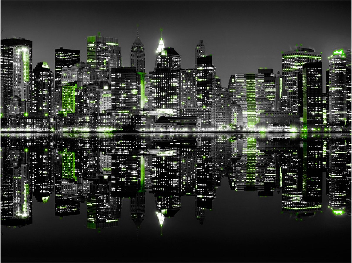 Fotobehang - NYC in slaap.