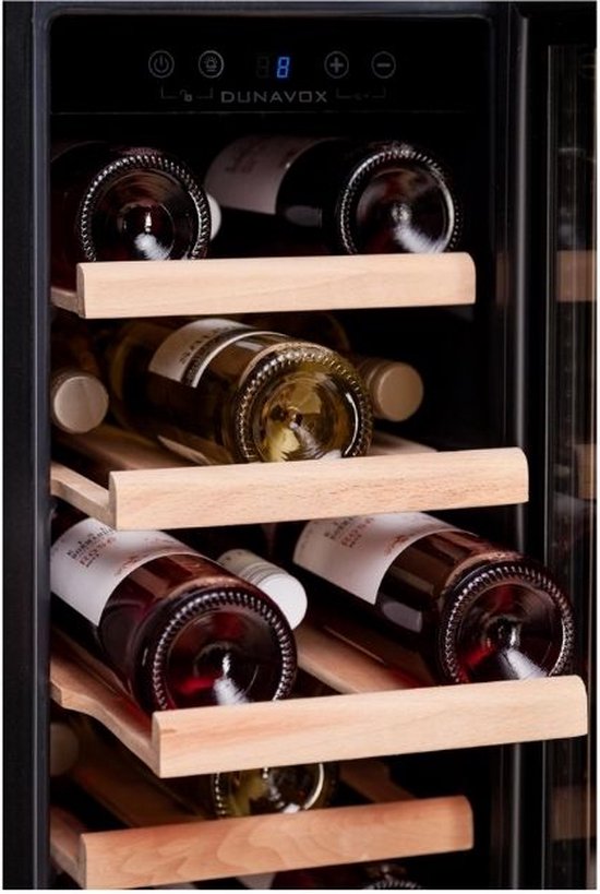 Cave à vin Dunavox Flow-17 - DAUF-17.58SS - 2 zones