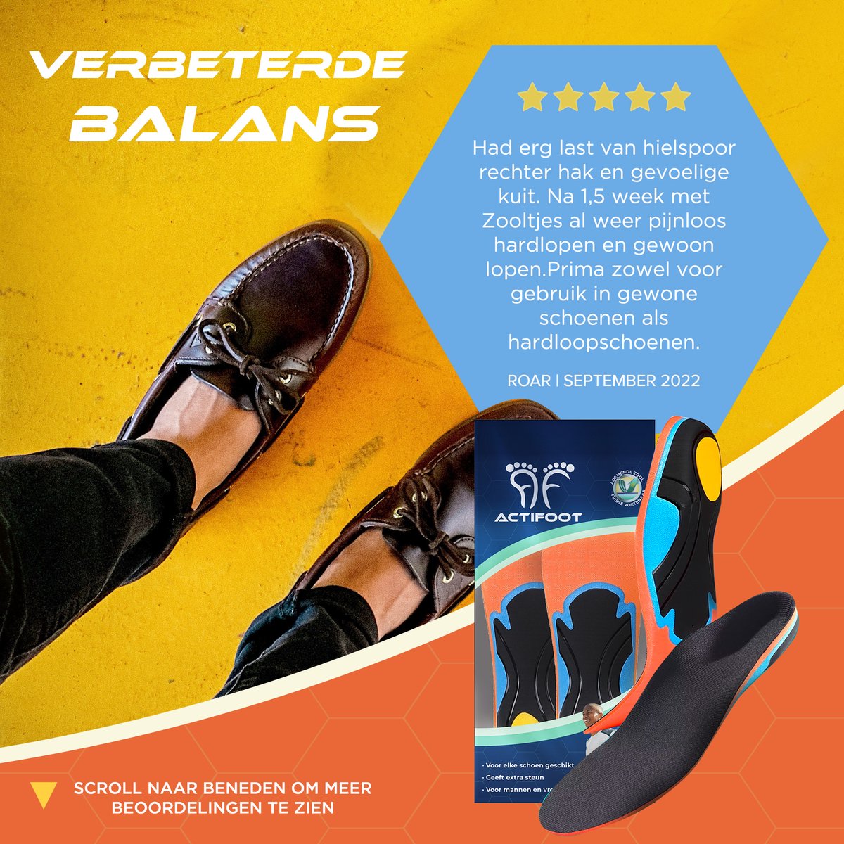 EDIFIER R1280DB Handleiding Inlegzolen, Traagschuim Voor Dames En