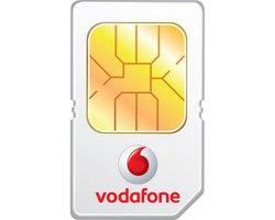 Vodafone Prepaid met €5 beltegoed | 3-in-1 simkaart dus past in elke telefoon