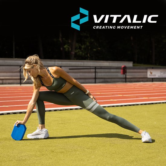 Yoga Blok met afgeronde hoeken voor meer oefeningen - Yogablokken set | Vitalic