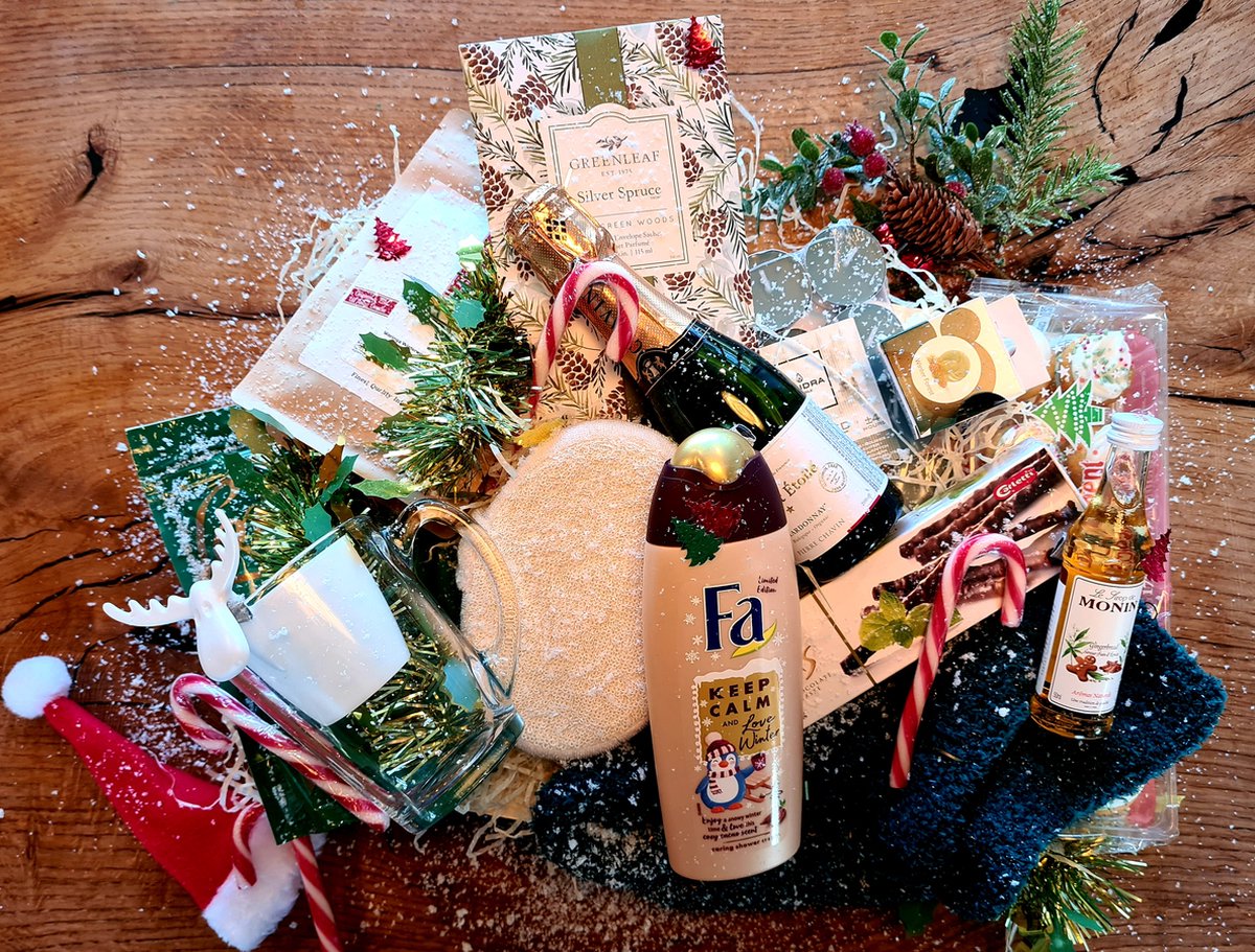 Kerstpakket Kerstgeschenk Kerstcadeau Theepakket Geurpakket Cozy