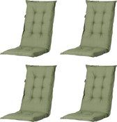 Madison - Coussin de jardin - Universel - Dossier bas - 4 pcs. - Basic Green - 105x50cm - Vert - Coussins pour chaise de Coussins de chaise de jardin - Fauteuil inclinable