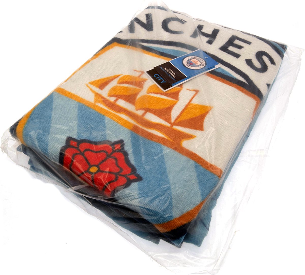 Club Licensed Man City Pulse Towel - Approx. 70 x 140 cm