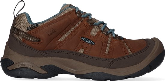 Keen Circadia Waterproof Chaussures de randonnée pour femme Syrup/ North Atlantic | Marron | Cuir | Taille 40