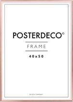 Fotolijst - Posterdeco - Premium Metaal - Fotomaat 40x50 cm - Posterlijst - Fotolijstje - Rose
