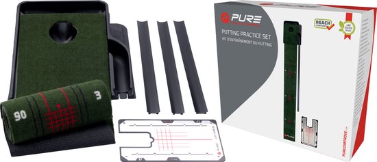 Golf Putting Mat Incl. Putting Mirror - 275x30cm - Indoor Golf van GOLF — afbeelding 3