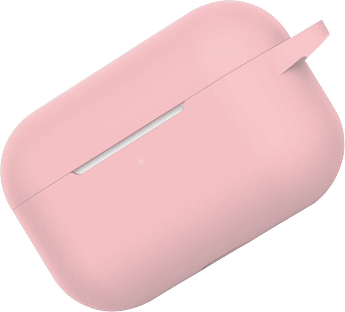 Hoes Geschikt voor Airpods Pro Hoesje Cover Silicone Case Hoes - Lichtroze