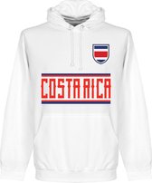 Costa Rica Team Hoodie - Wit - XL